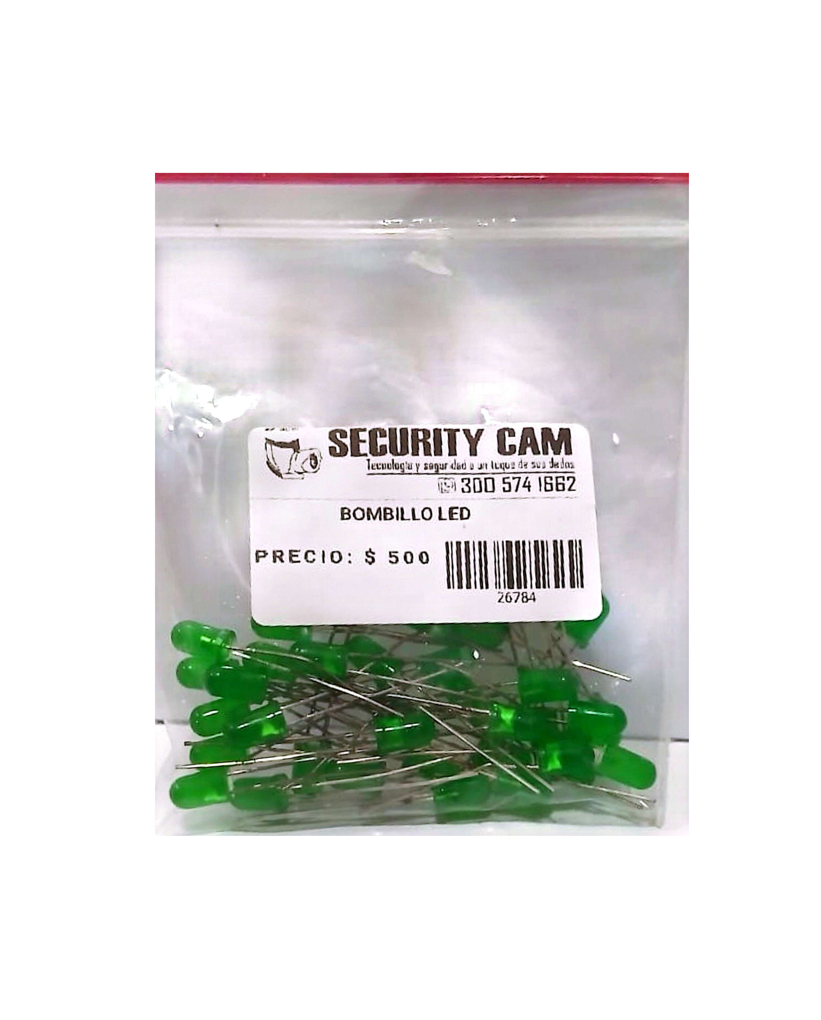 BOMBILLO LED VERDE